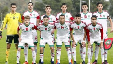 صورة المنتخب المغربي لأقل من 18 سنة تذكرة التأهل الى المربع الذهبي